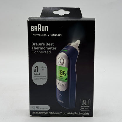 New Braun ThermoScan 7+ Connect Ear Thermometer IRT6575USV1
