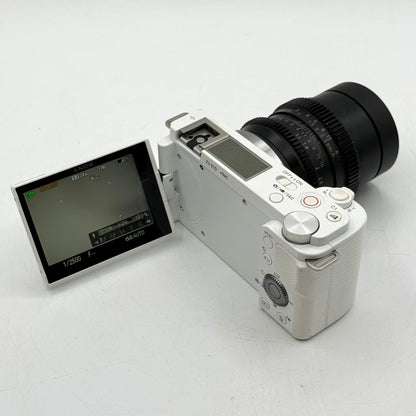 Sony ZV-E10 24.2MP Mirrorless Interchangeable Lens Camera With SLR Magic 50mm Lens