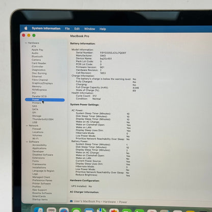 2020 Apple MacBook Pro 13.3" i5 2.0GHz 16GB RAM 512GB SSD A2251