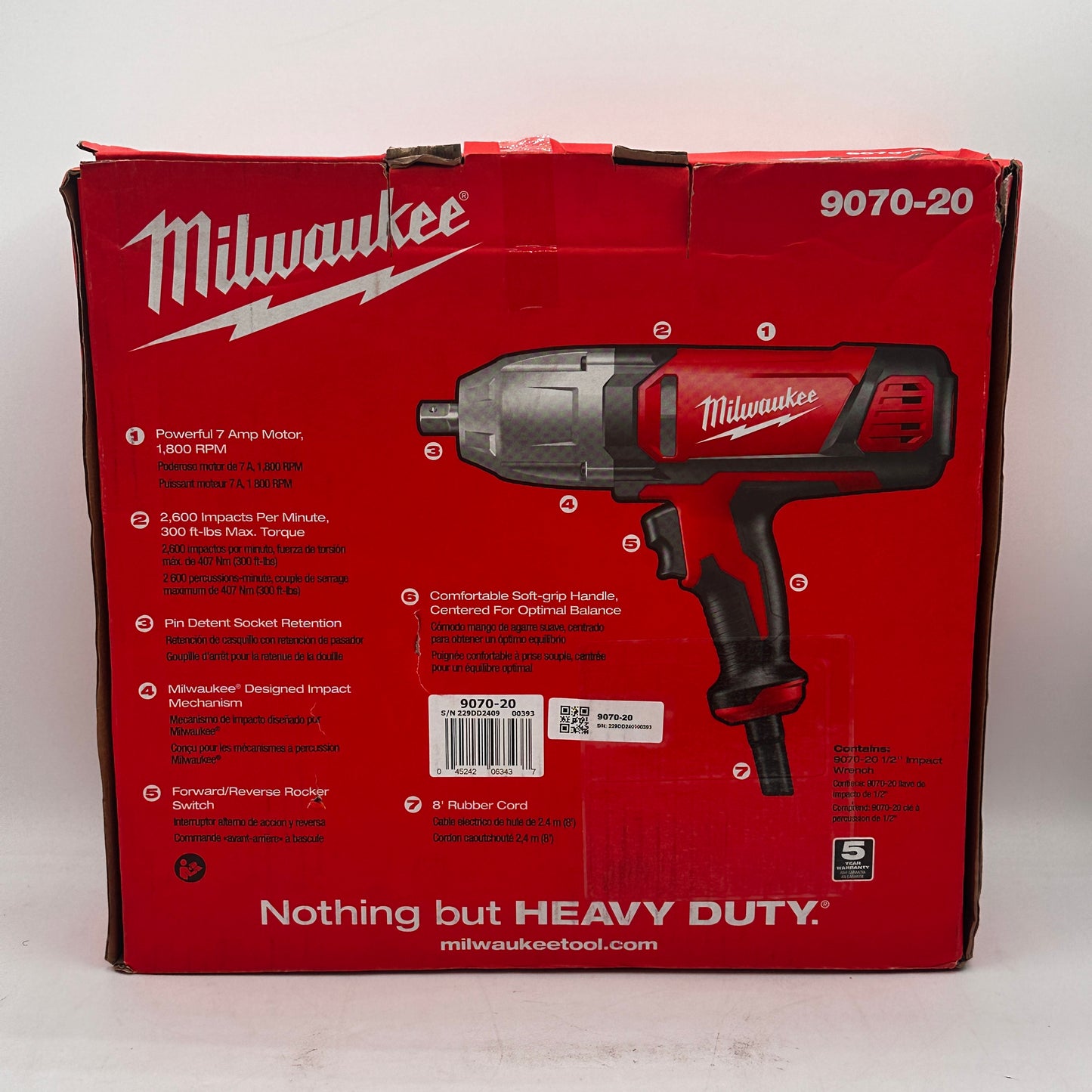 New Milwaukee 9070-20 1/2" Impact Wrench