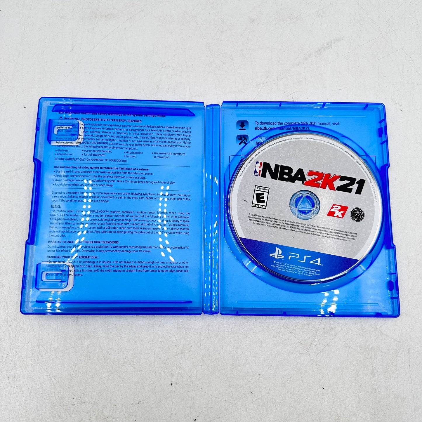 Lot of 4 Sony PlayStation 4 PS4 Games NBA 2K18, NBA 2K19, NBA 2K20, NBA 2K21