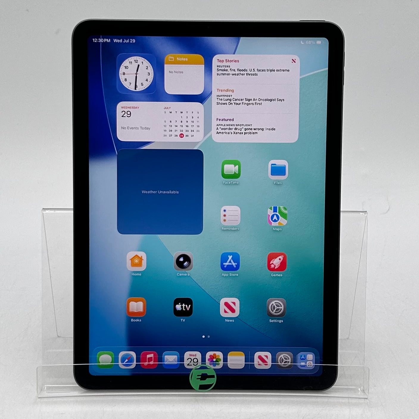 WiFi Only Apple iPad Air 5th Gen 64GB Space Gray MM9C3LL/A