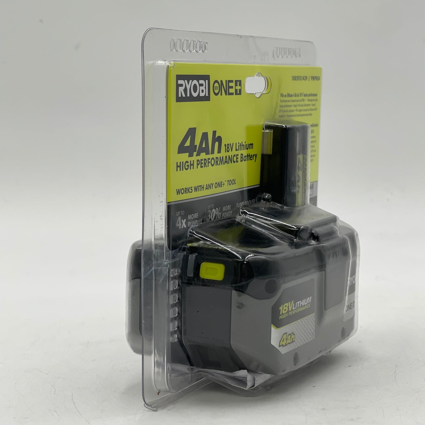 New Ryobi PBP004 18V 4Ah Lithium High Performnace Battery