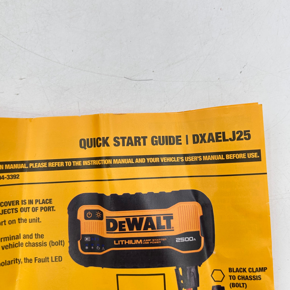 DeWalt DXAELJ25 12V Jump Starter