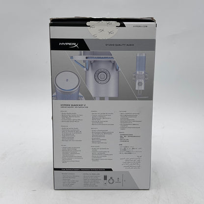 HyperX Quadcast 2 20Hz - 20kHz Condenser Studio Microphone QDC002