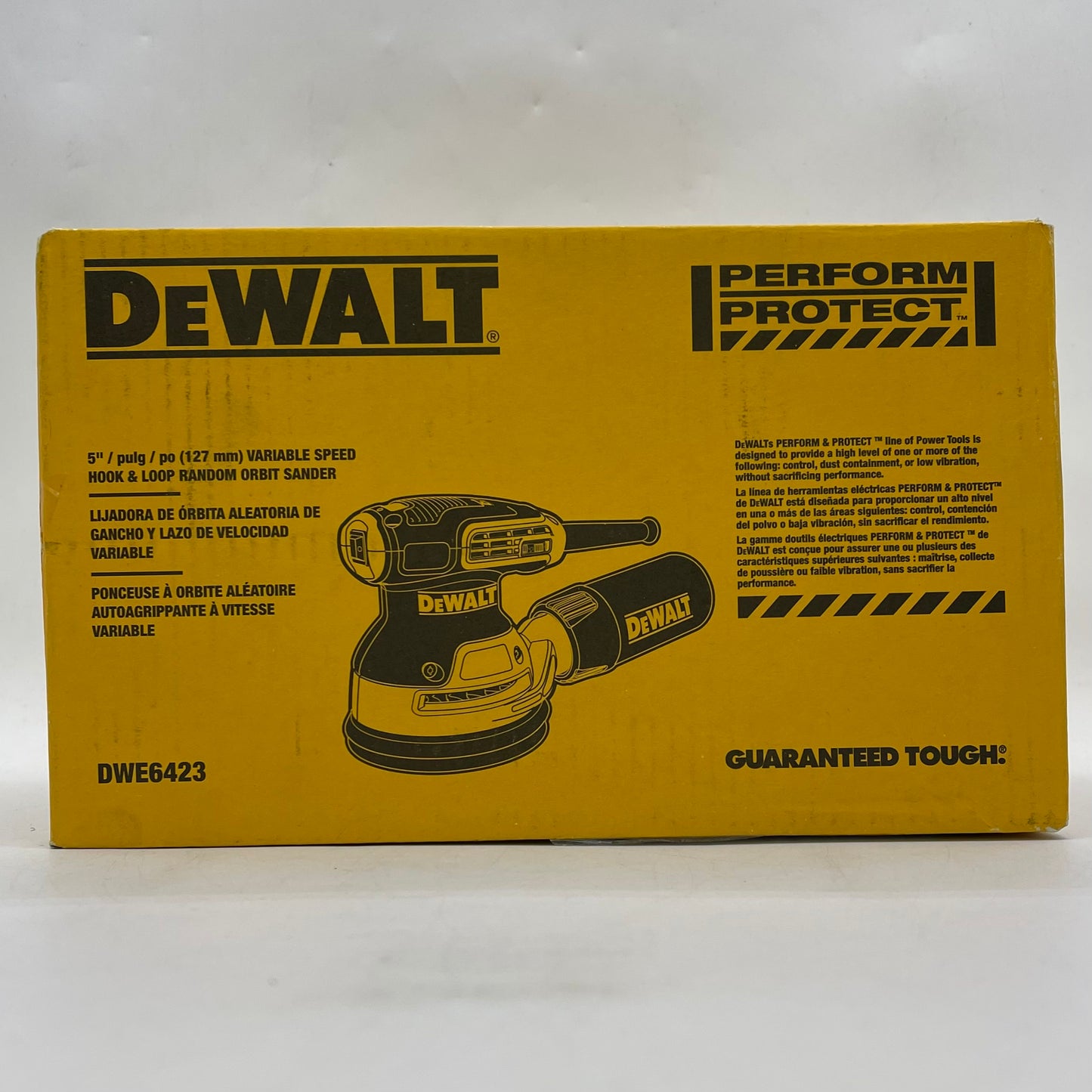 New Dewalt DWE6423 120V 5" Variable Speed Random Orbital Sander