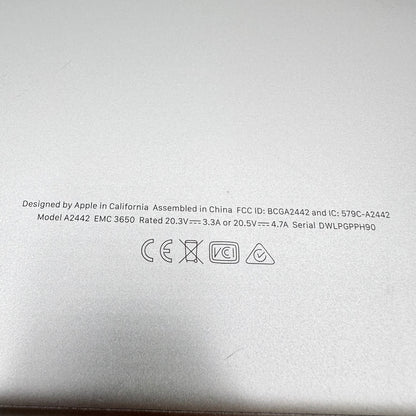 2021 Apple MacBook Pro 14" M1 Pro 14C GPU 3.2GHz 16GB RAM 512GB SSD A2442