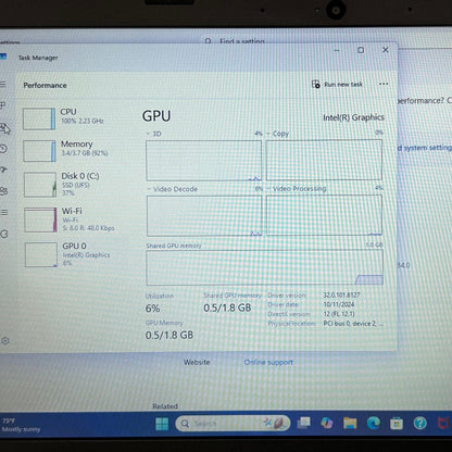 HP 14‑dq6013dx 14" N150 800MHz 4GB RAM 128GB
