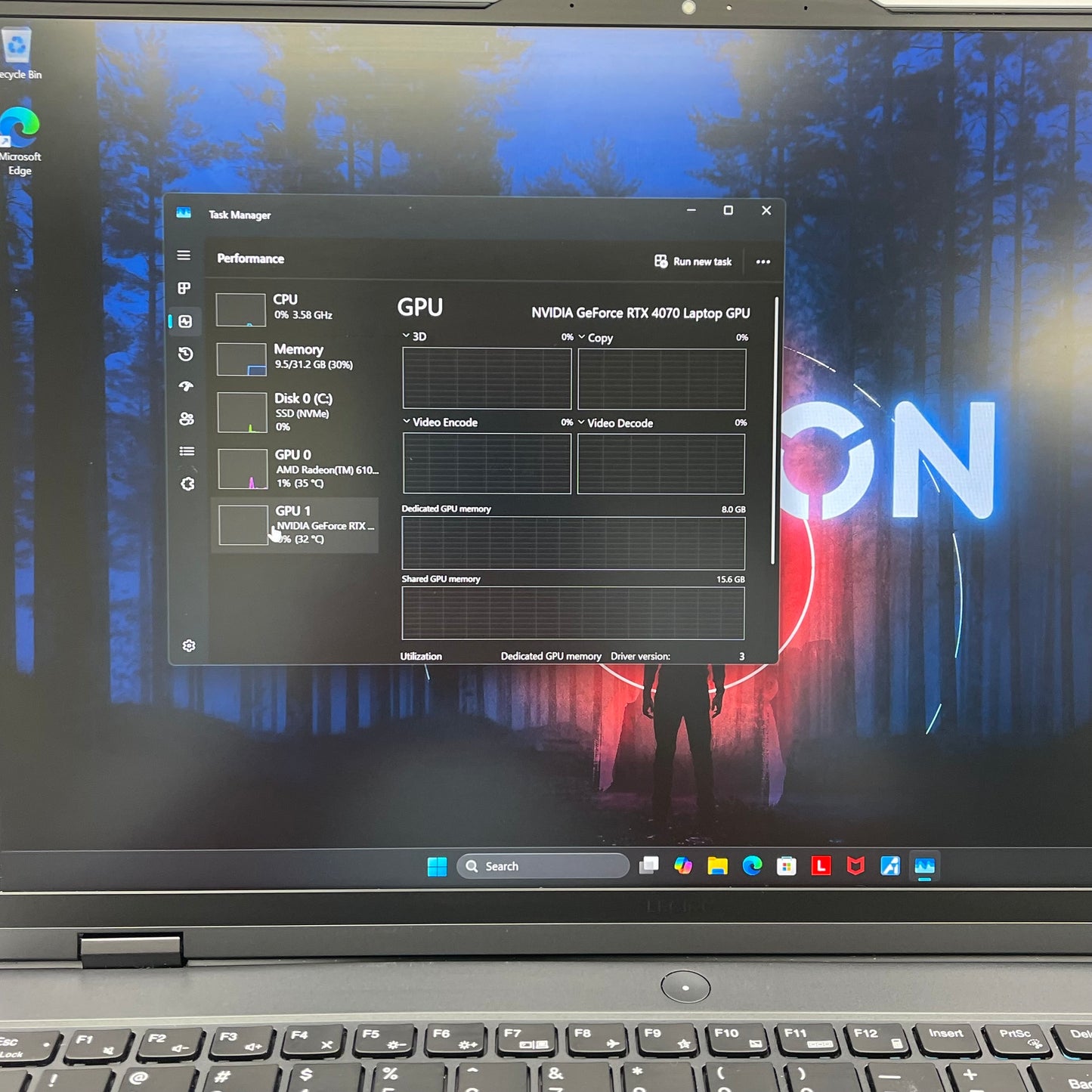 Lenovo Legion Pro 5 16" Ryzen 9 7945HX 2.5GHz 32GB RAM 1TB SSD GeForce RTX 4070