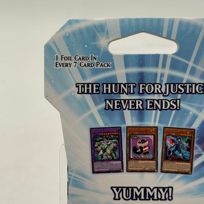 New Yui-Gi-Oh! Justice Hunters Sleeved Booster Pack 1st Edition