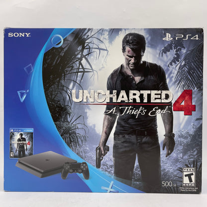 New Sony PlayStation 4 Slim PS4 500GB Black Console Gaming System 