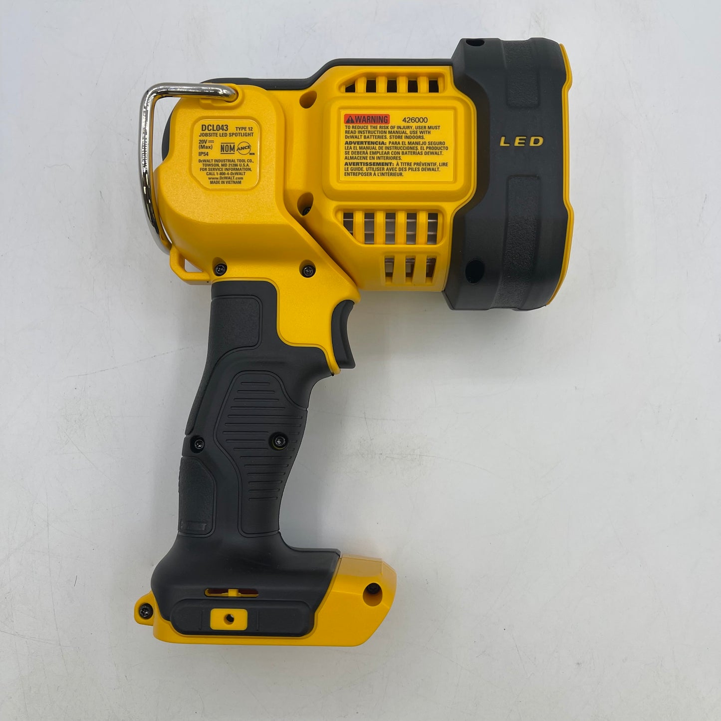 New DeWalt DCL043 20V MAX Jobsite Led Spotlight