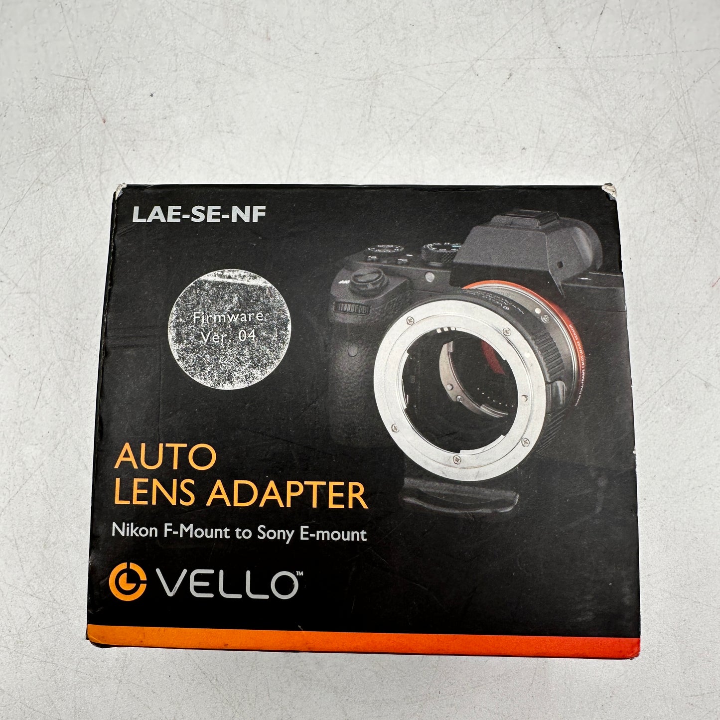 Vello Auto Lens Adapter For Nikon F-Mount to Sony E-Mount LAE-SE-NF