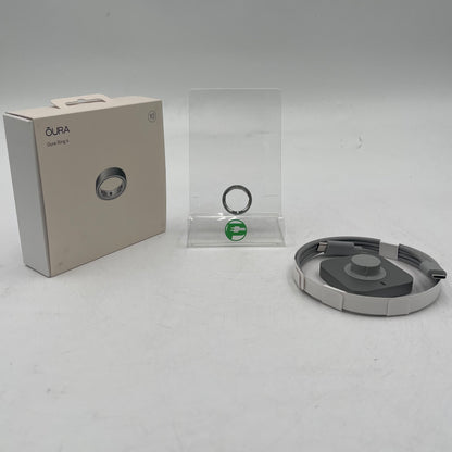 Oura Ring 4 Size 10 Brushed Silver Titanium Smart Ring JZ90-54220-10