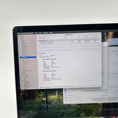 2018 Apple MacBook Pro 15" i7 2.7GHz 16GB RAM 1TB SSD Silver A1990 Read