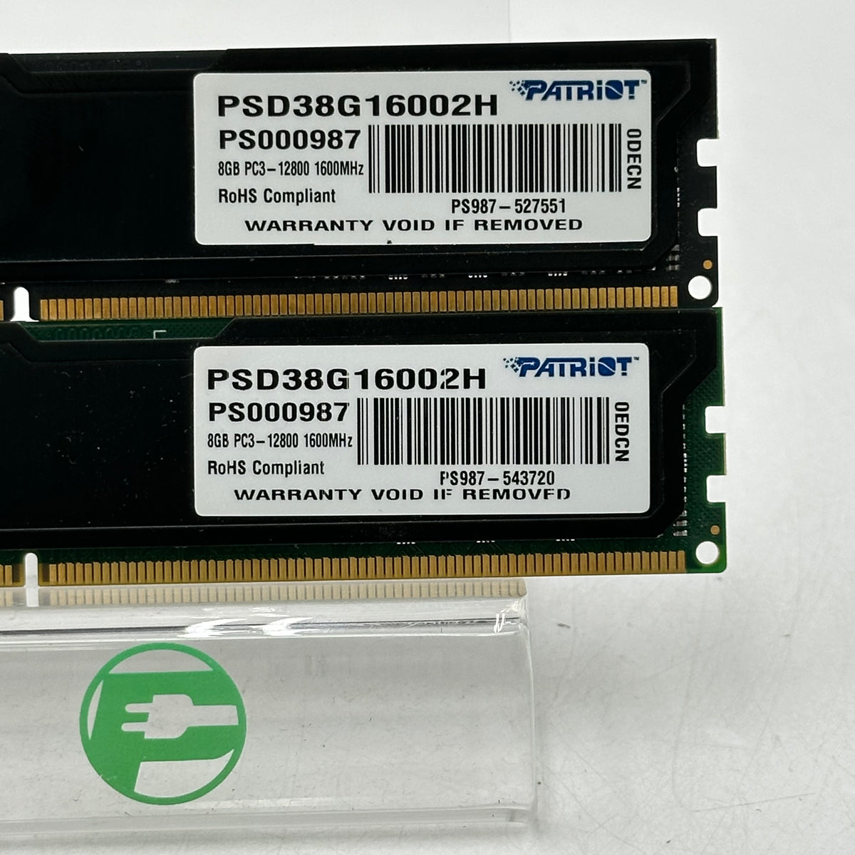 Patriot 16GB (2x8GB) RAM DDR3 1600MHz PSD38G16002H