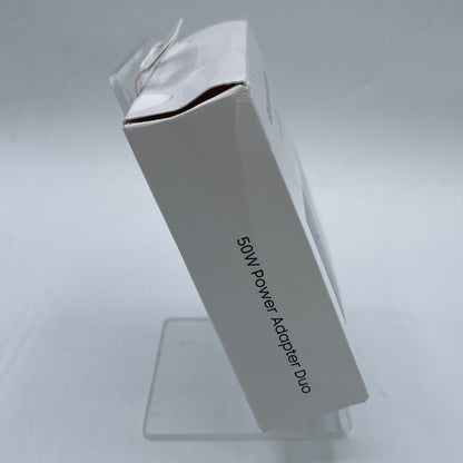 New Samsung 50W Power Adapter Duo Usb-C Cable (5A/1.8m)