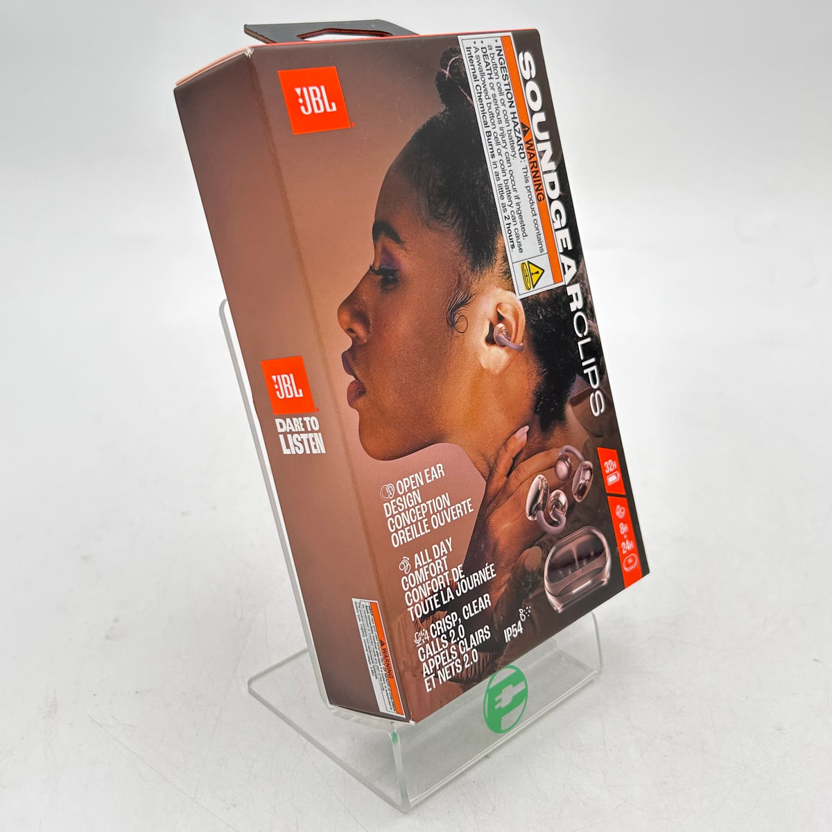 New JBL Soundgear Clips Open Ear True Wireless Earbuds Copper JBLSNDGEARCLCOPAM