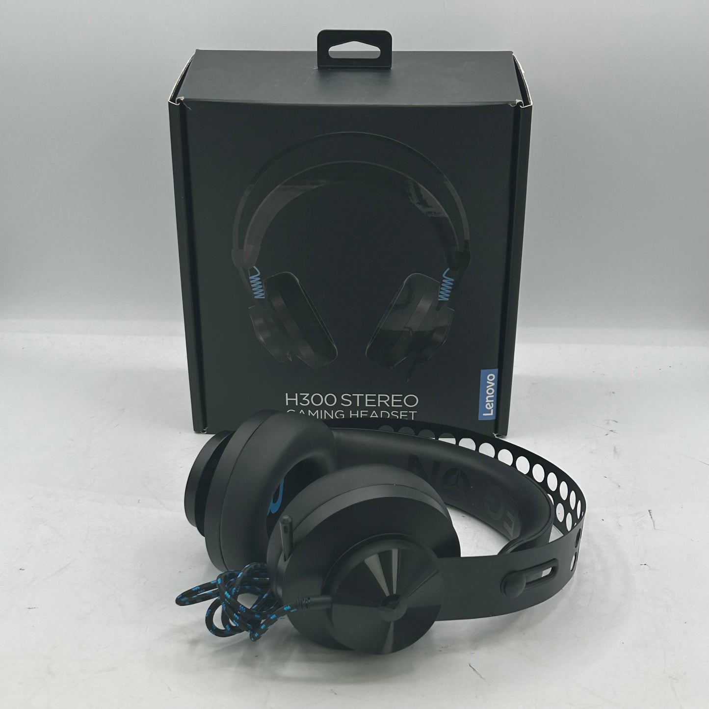 New Open Box Lenovo H300 Stereo Gaming Headset Black L02