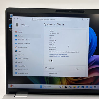 Dell Pro 14 Plus PB14250 14" Core Ultra 7 266V 2.2GHz 16GB RAM 512GB SSD