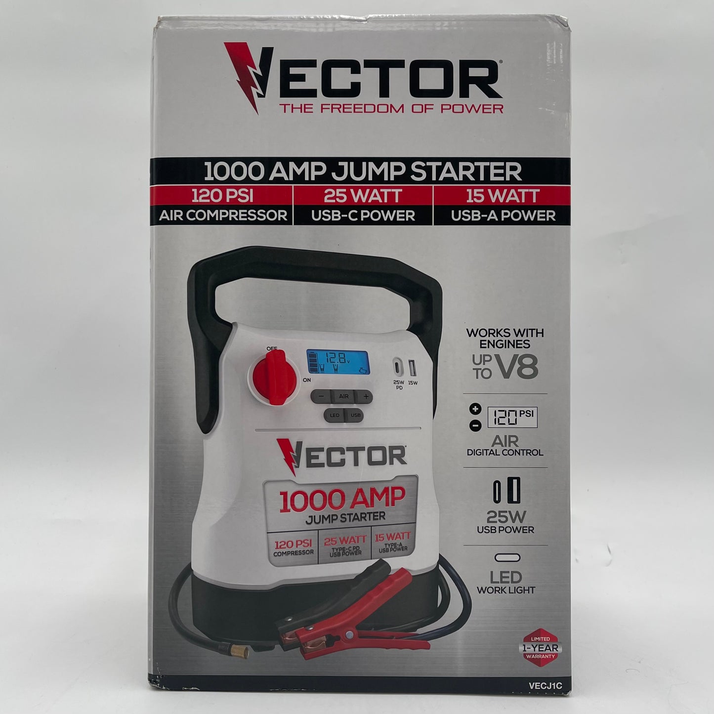 New Vector VECJ1C 12V 1000 AMP Jump Starter