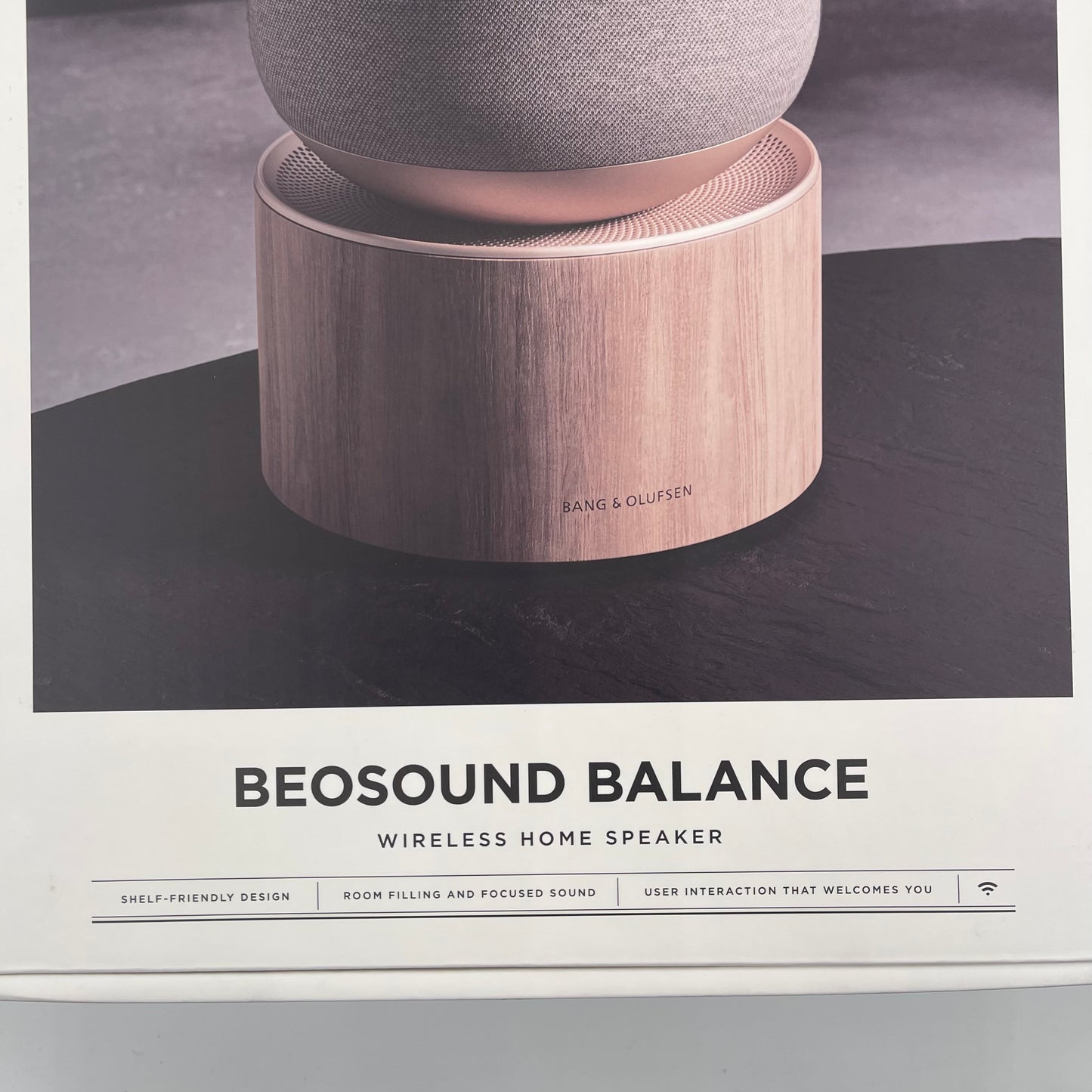 New Bang & Olufsen Beosound Balance Wireless Home Speaker Natural Oak 1200502