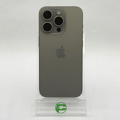 Factory Unlocked Apple iPhone 15 Pro 128GB Natural Titanium MTQP3LL/A