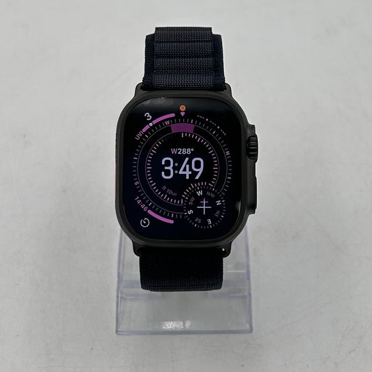 Unlocked Apple Watch Ultra 3 49MM Black Titanium Black Alpine Loop MF0X4LW/A