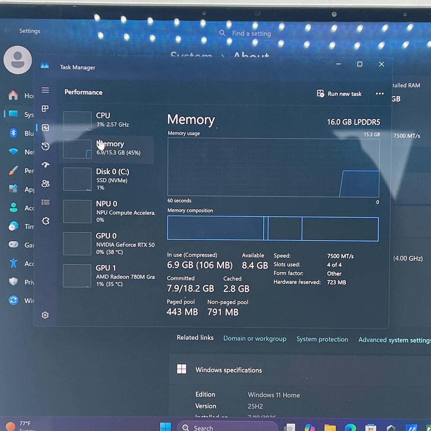 Asus ROG GA403 14" Ryzen 9 270 4.0GHz 16GB RAM 1TB SSD GeForce RTX 5060