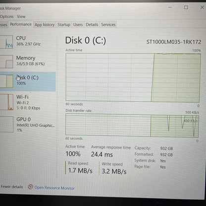 Lenovo IdeaPad 330S 15.6" i3-8130U 2.2GHz 6GB RAM 1TB HDD