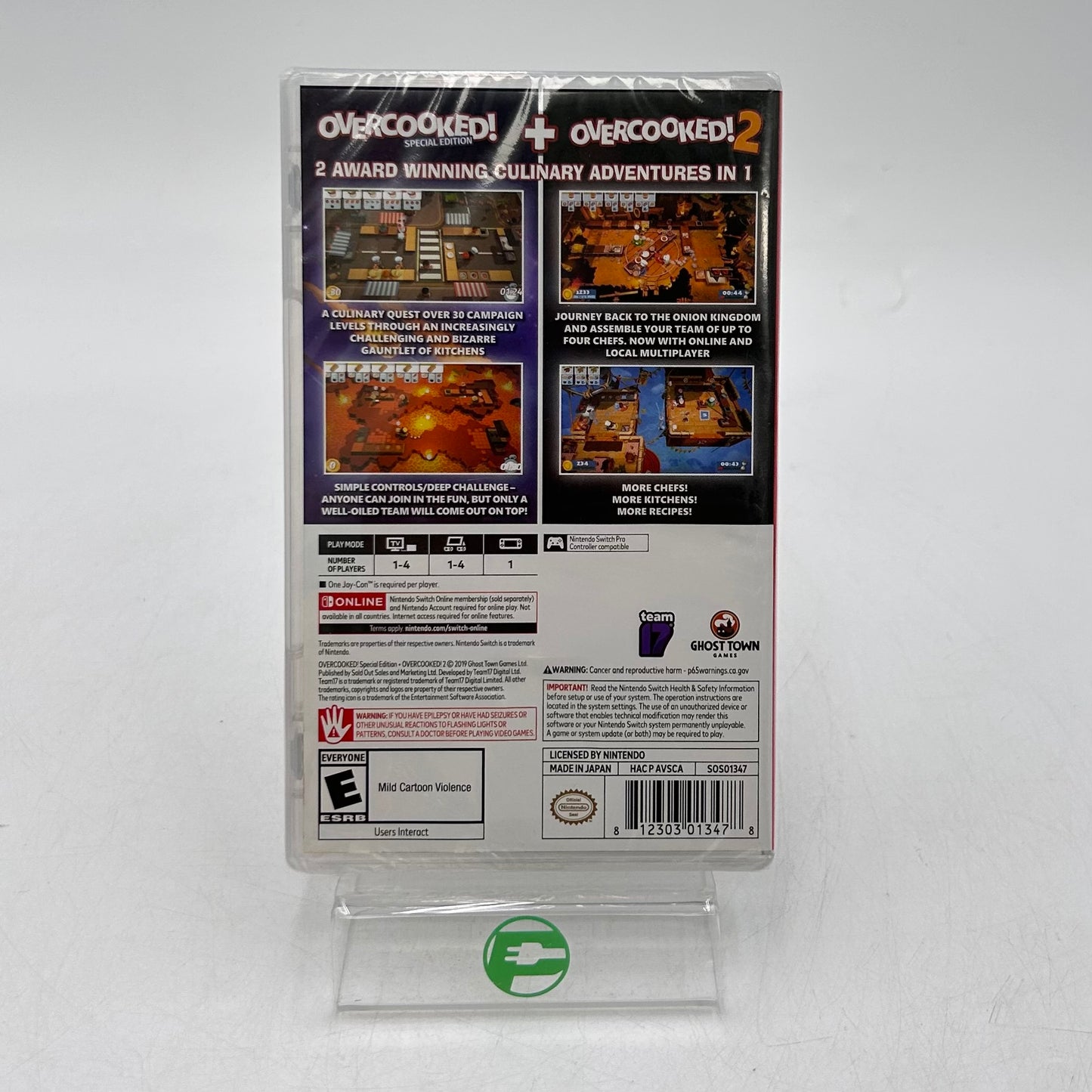 New Overcooked + Overcooked 2 (Nintendo Switch, 2019)