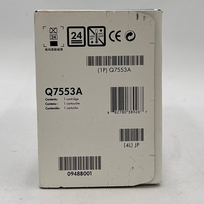 New HP 53A Q7553A Black Print Cartridge