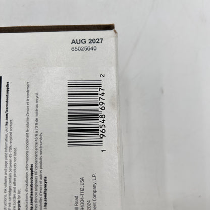 New HP 923 Black, Yellow, Cyan and Magenta Ink Cartridge
