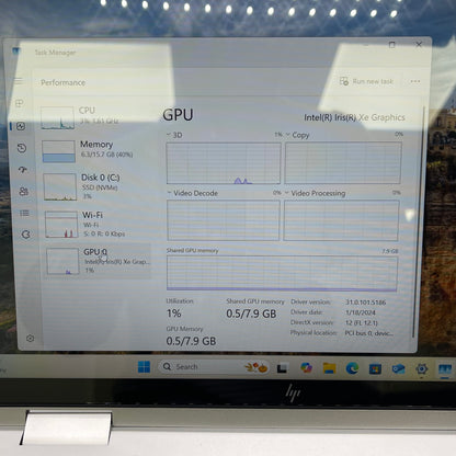 HP Envy x360 14-ES0033DX 14" i7-1355U 1.7GHz 16GB RAM 1TB SSD