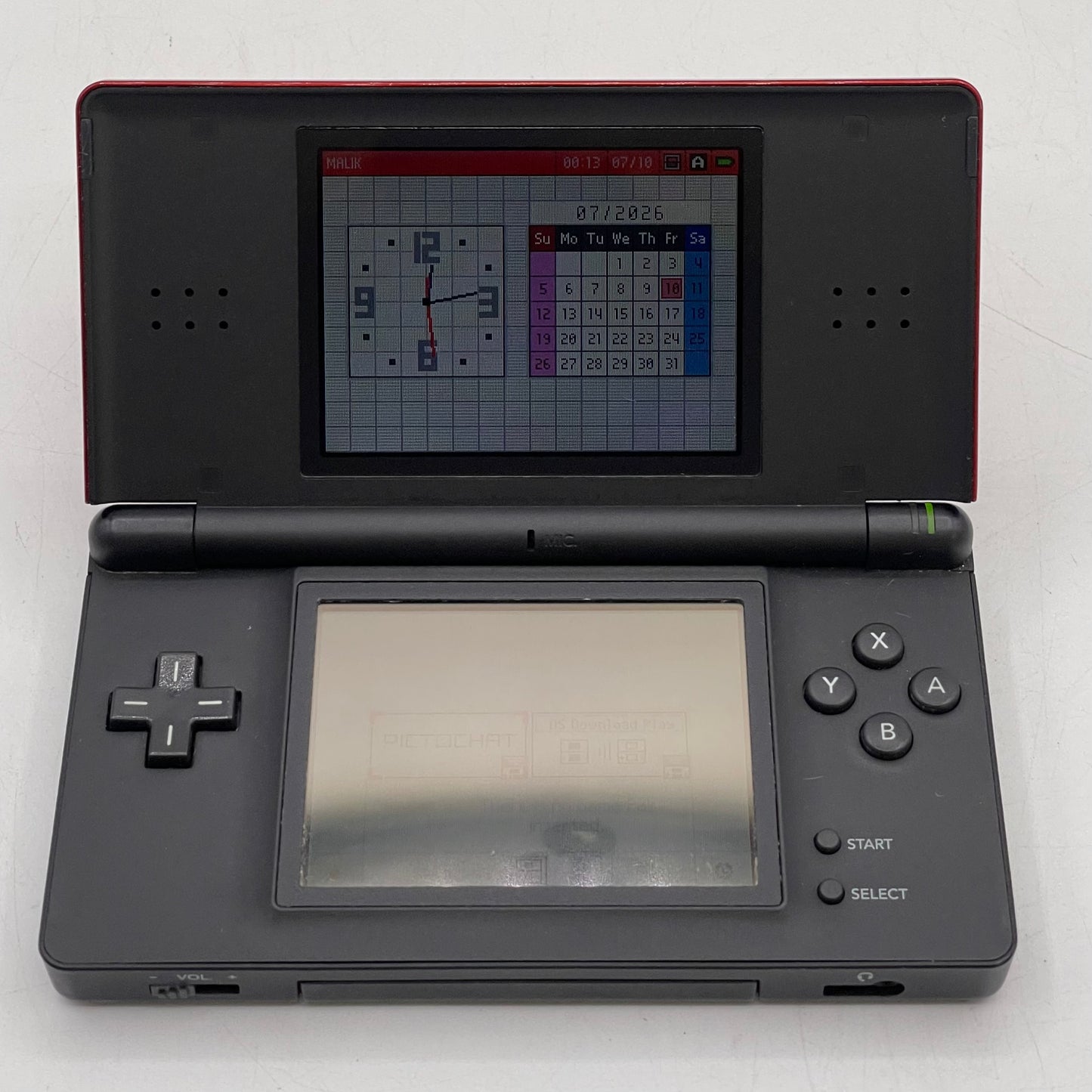 Nintendo DS Lite Handheld Game Console USG-001 Red