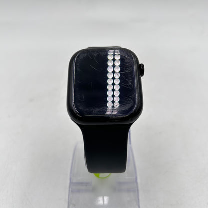 Unlocked Apple Watch Series 10 46MM Black Aluminum Black Sport Band MWY43LW/A