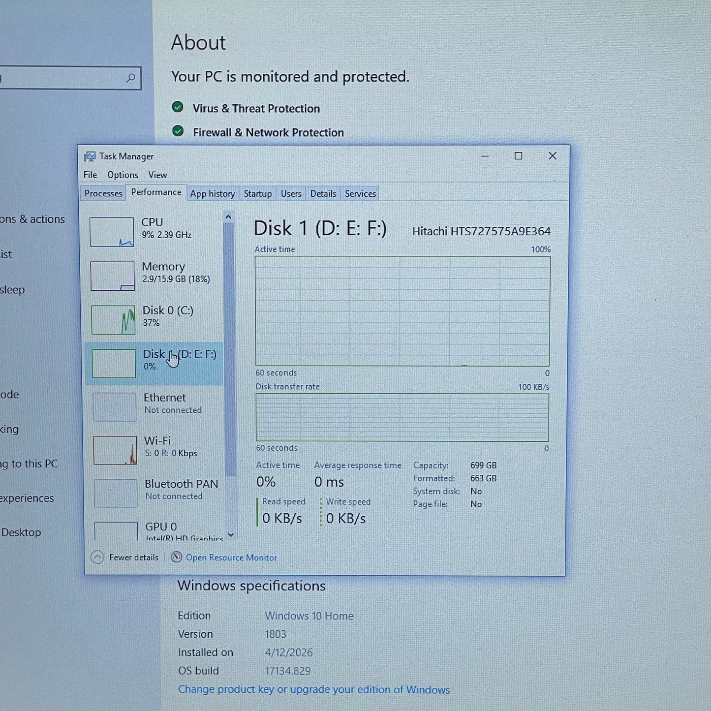 Broken MSI MS-1771 i7-4700HQ 2.4GHz 16GB RAM 128GB SSD 750GB HDD GTX 765M Bad Battery