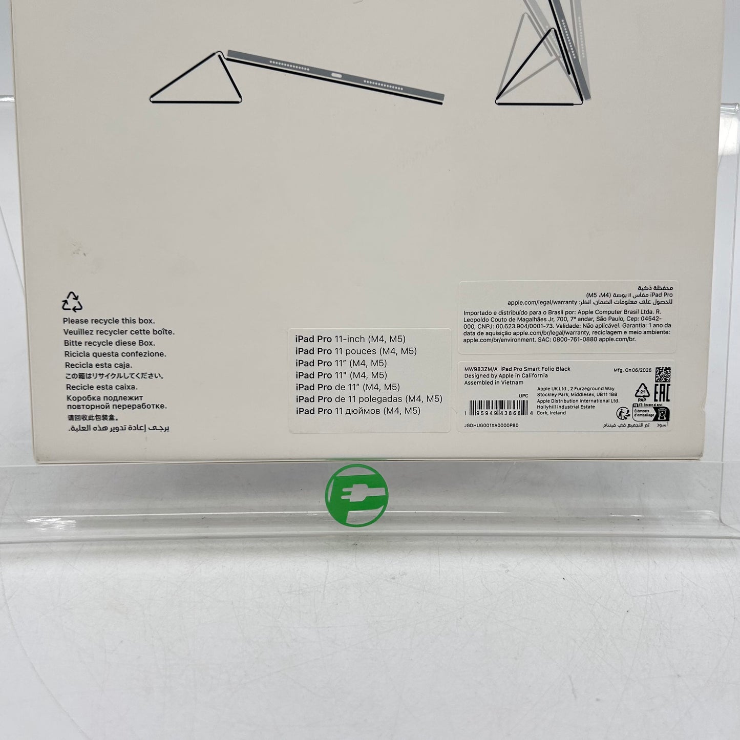 New Apple Smart Folio for iPad Pro 11" Smart Folio Black MW983ZM/A