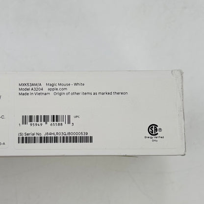 New Apple Magic Mouse A3204 White