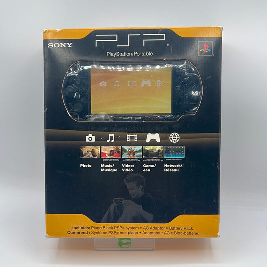 New Sony PSP 2000 Launch Edition 64MB Piano Black Console Gaming System 98510