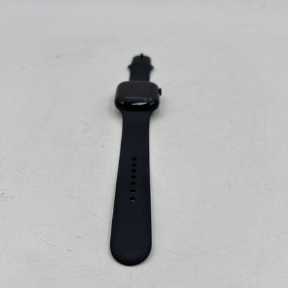 Unlocked Apple Watch Series 10 46MM Black Aluminum Black Sport Band MWY43LW/A
