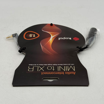 New Kopul Audio Interconnect 1/8" Mini To XLR Cable RSMXM-015 (1.5 ft.)