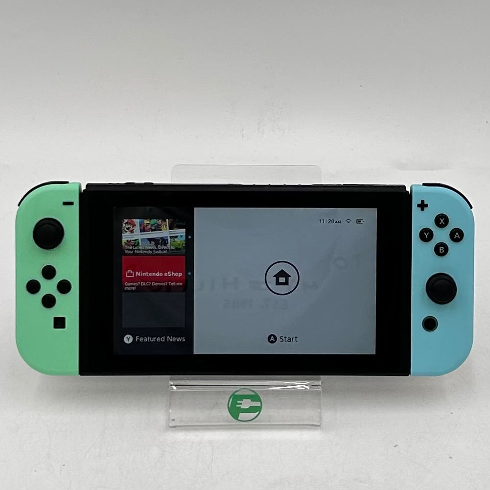 Nintendo Switch v2 Console Gaming System HAC-001(-01)  Animal Crossing Edition