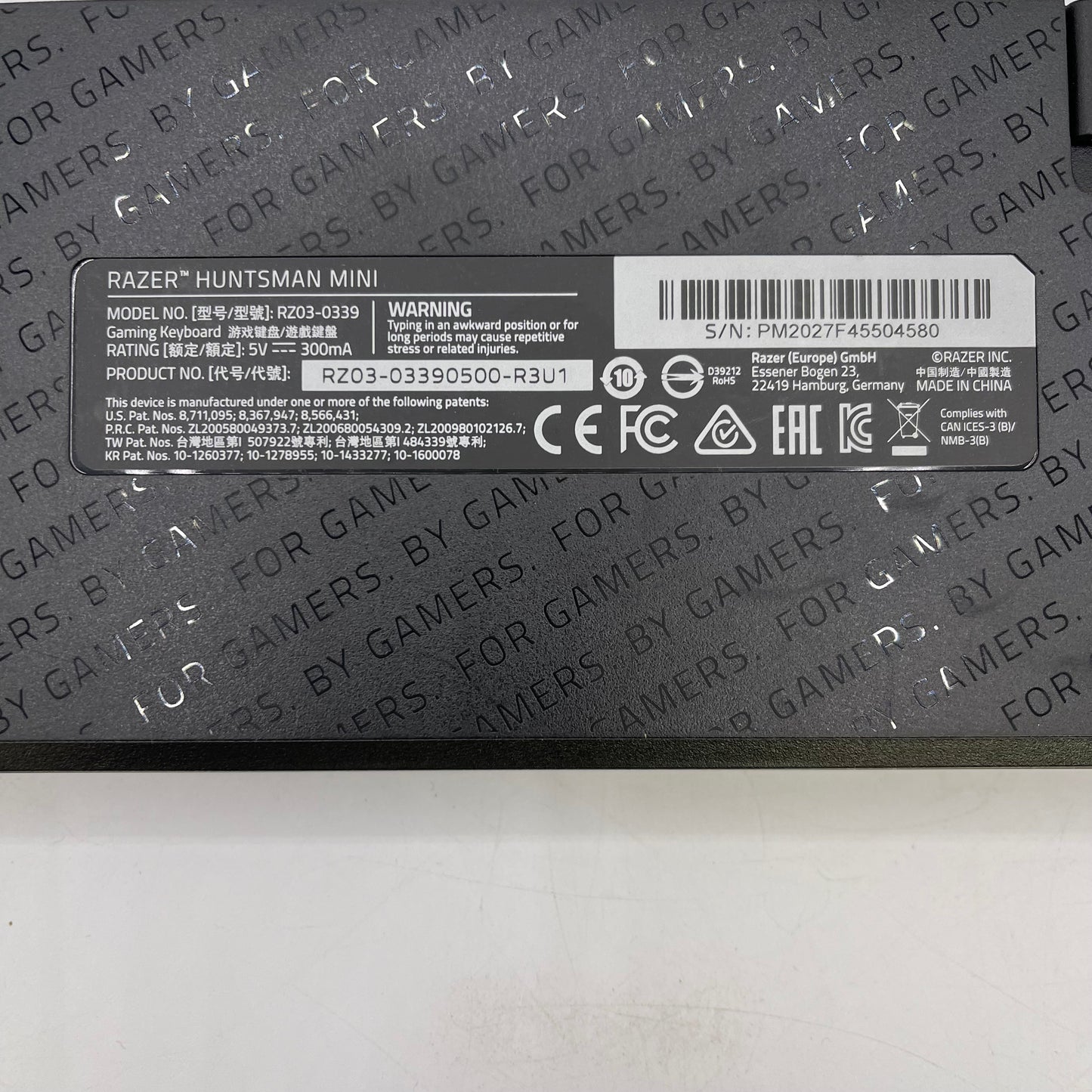 Razer Huntsman Mini Gaming Keyboard RZ03-0339