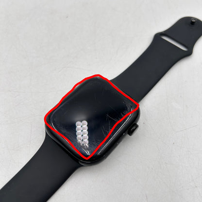 Unlocked Apple Watch Series 10 46MM Black Aluminum Black Sport Band MWY43LW/A