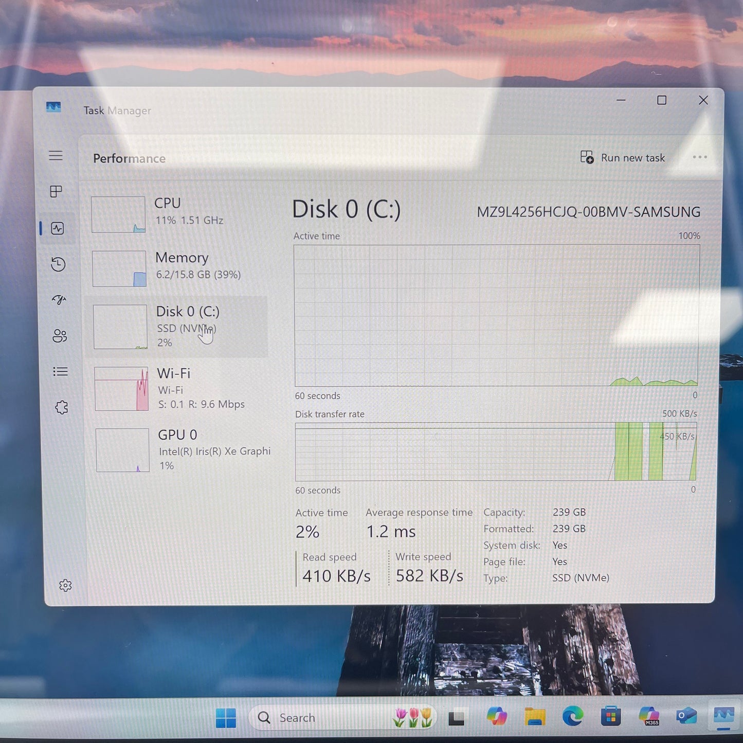 Microsoft Surface Pro 9 2038 13" i5-1235U 2.5GHz 16GB RAM 256GB SSD