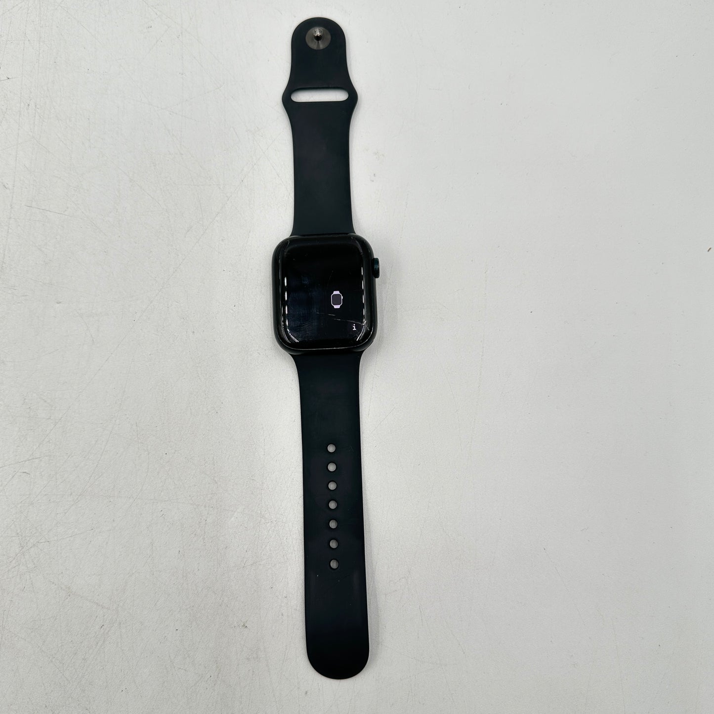 Unlocked Apple Watch Series 8 45MM Black Aluminum & Ceramic Black Sport Band