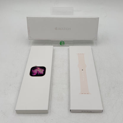 New GPS Only Apple Watch Series 11 42MM Rose Gold Aluminum MEU44LW/A