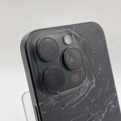 Broken Unlocked Apple iPhone 15 Pro 256GB MTQR3LL/A Screen Damaged