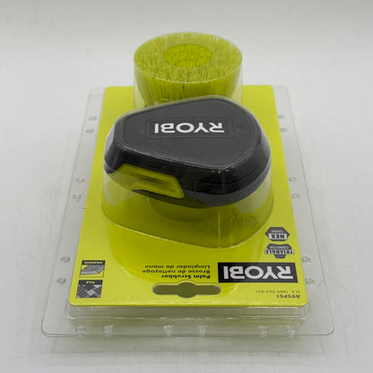 New Ryobi A95PS1 18V Palm Scrubber & 2" Medium Bristle Brush